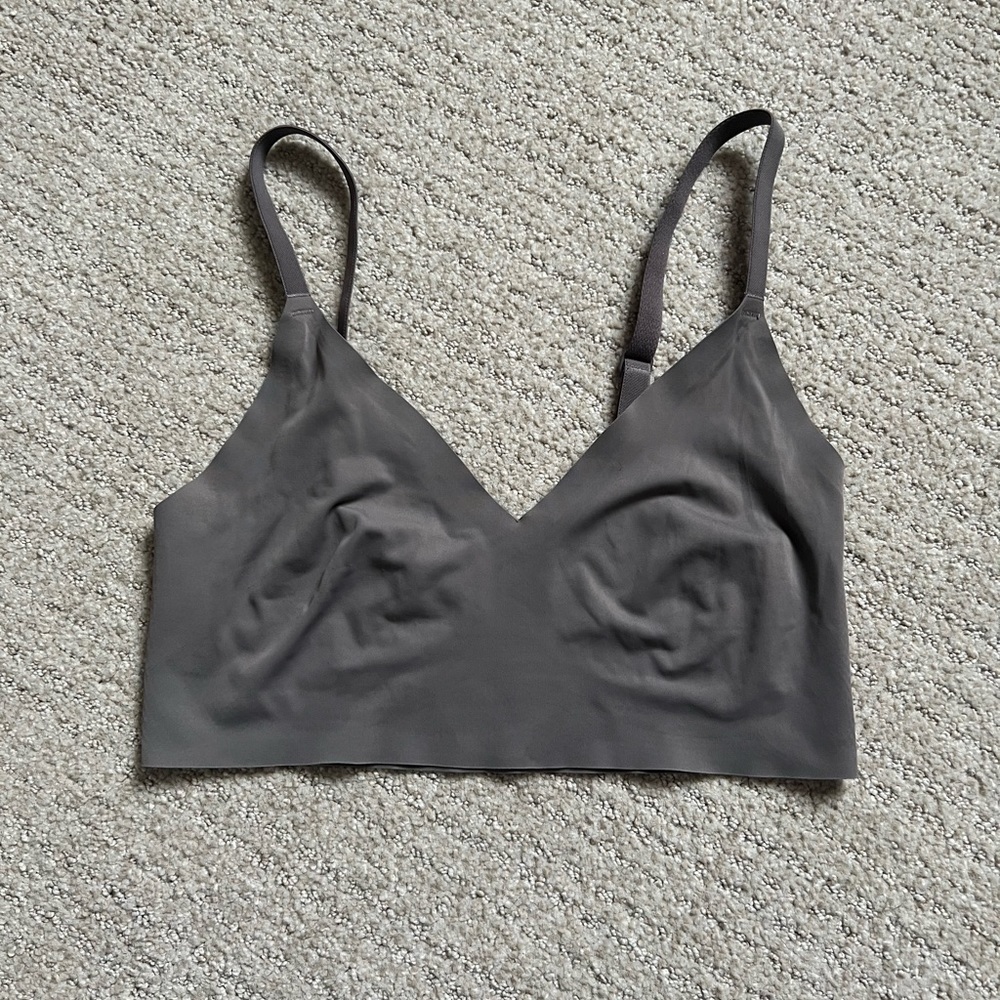 True & Co Grey Bralette
